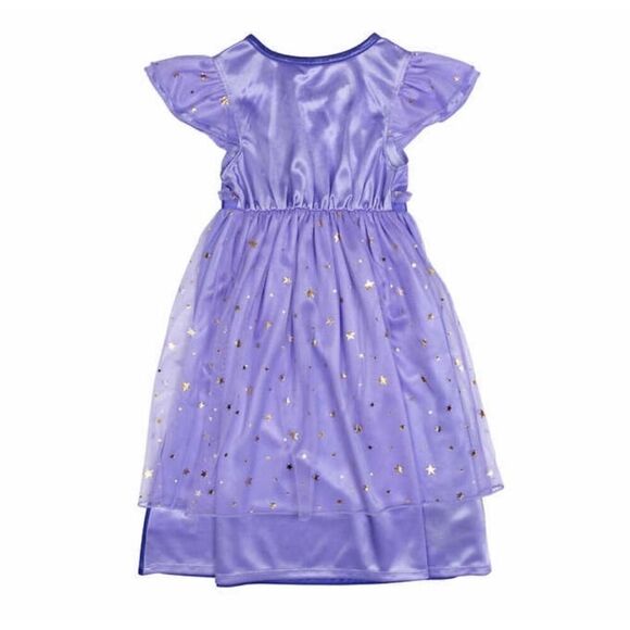DISNEY WISH Movie Dress 3T Asha & Star Purple Fantasy Nightgown Girls Play NWT - Picture 5 of 10